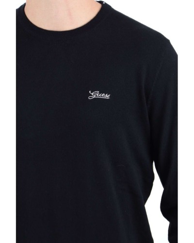 Pullover uomo Guess girocollo Benjamin sweater nero ES24GU10 M4RR05Z33R1