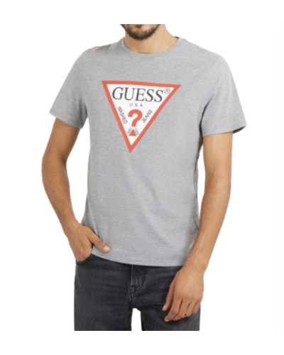 T-shirt uomo Guess logo triangolo grigio ES24GU23 M2YI71I3Z14