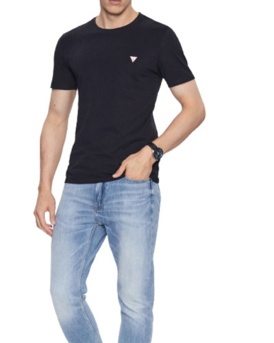 T-shirt uomo Guess cn basic pima tee blu ES24GU48 M2YI36I3Z14