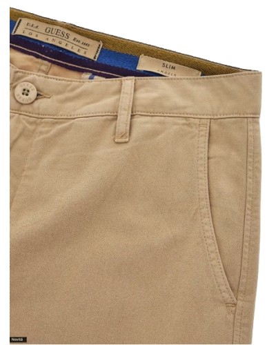 Pantaloni uomo Guess Angles chino walnut shell ES24GU05 M4RB16WFYRB G1EC