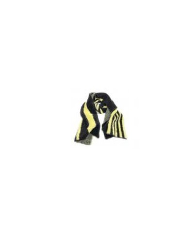 Sciarpa Fracomina con stampa righe nero/giallo C23FR13 FA22WA3005W489F8-L50