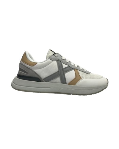 Scarpe Munich sneaker running soon 57 ecopelle/ tessuto white/ grey US24MU06 8904057