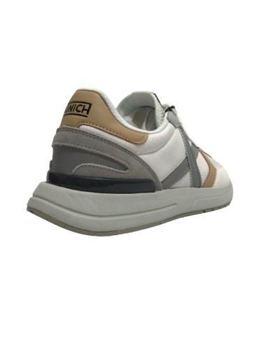 Scarpe Munich sneaker running soon 57 ecopelle/ tessuto white/ grey US24MU06 8904057