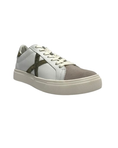 Scarpe Munich sneaker Rete 96 in pelle bianco /grigio /camo uomo US24MU10 8080096