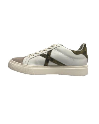 Scarpe Munich sneaker Rete 96 in pelle bianco /grigio /camo uomo US24MU10 8080096