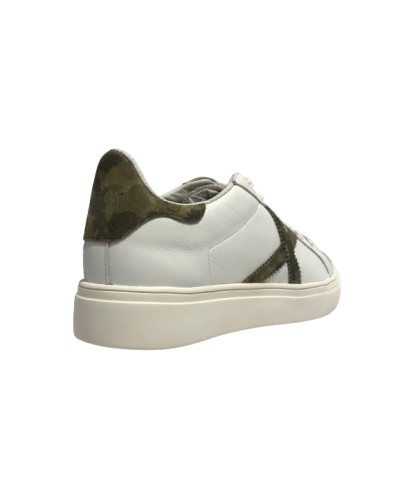 Scarpe Munich sneaker Rete 96 in pelle bianco /grigio /camo uomo US24MU10 8080096