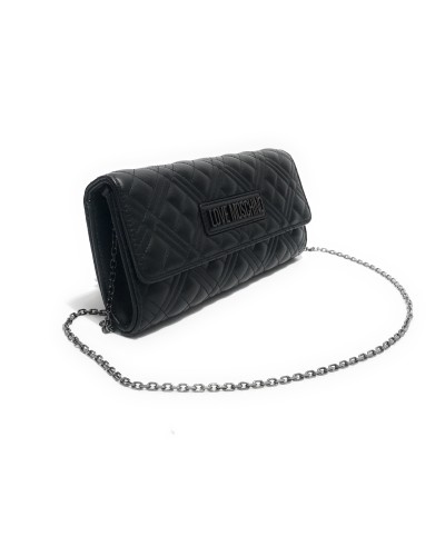 Borsa donna Love Moschino a spalla/ tracolla trapuntata nero/ canna fucile BS24MO103 JC4294