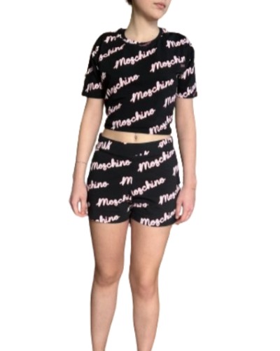 Pantalone donna Moschino home pants nero ES24MO14 V6A6807 4418 1555