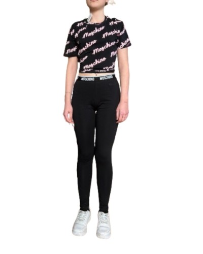 Pantalone donna Moschino home pants nero ES24MO11 V6A6811 4406 0555