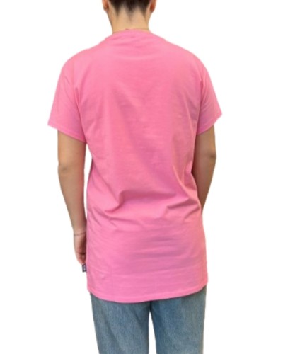 Maxi t-shirt donna Moschino rosa con stampa bear ES24MO03 V6A0790 4410 0245