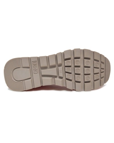 Scarpe donna Liu-Jo Amazing 25 sneaker pelle/ ecopelle/ tessuto strawberry DS24LJ04 BA4005 PX303