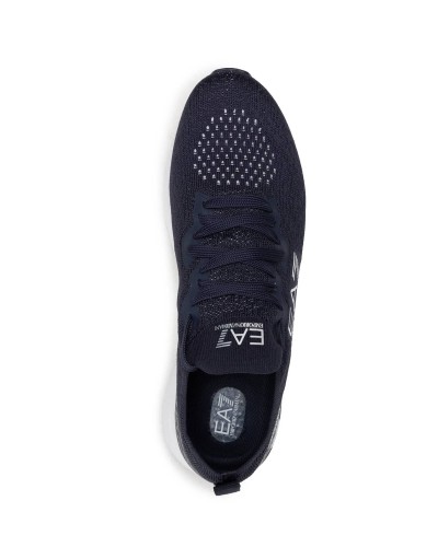 Sneaker running EA7 Emporio Armani training blu navy/ white unisex US24EA03 X8X095