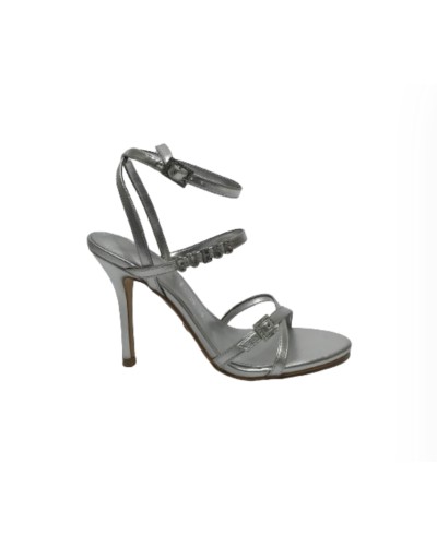Sandalo Guess Edelia TC 100 ecopelle silver DS24GU48 FLJEDELEM03