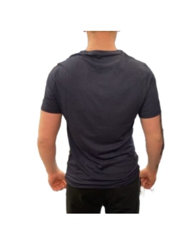 T-shirt uomo Guess cn ribbon w logo tee blu ES24GU07 M4RI12K46D1 G7V2