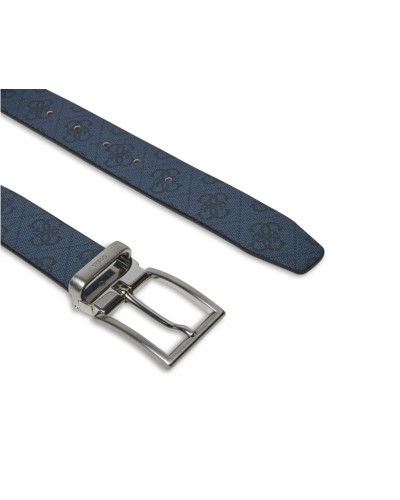 Cinta uomo Guess Vezzola reversibile in ecopelle blu CS24GU42 BM7541LEA35