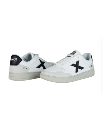 Scarpe Munich sneaker Legit Italy 63 in pelle colore bianco uomo US24MU17 8908063