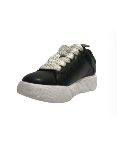 Scarpe Love Moschino sneaker in pelle nero DS24MO15 JA15554