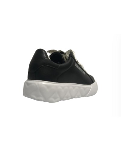 Scarpe Love Moschino sneaker in pelle nero DS24MO15 JA15554