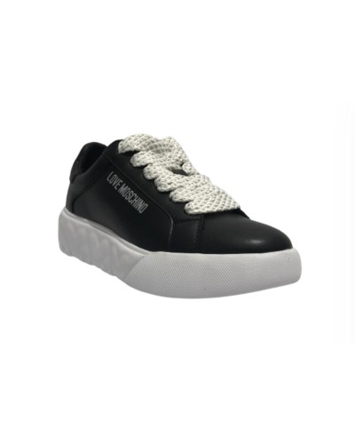 Scarpe Love Moschino sneaker in pelle nero DS24MO15 JA15554