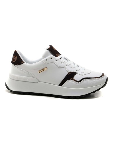 Scarpe donna sneaker Guess Vinsa 2 white/ brown DS24GU15 FLPVN2PEL12