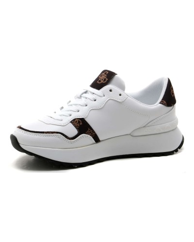 Scarpe donna sneaker Guess Vinsa 2 white/ brown DS24GU15 FLPVN2PEL12