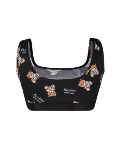 Top donna Moschino nero logo ES23MO30 V6AA1406 4417