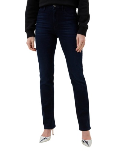 donna Guess 1981 straight jeans blu E24GU11 W3YA22D52J2