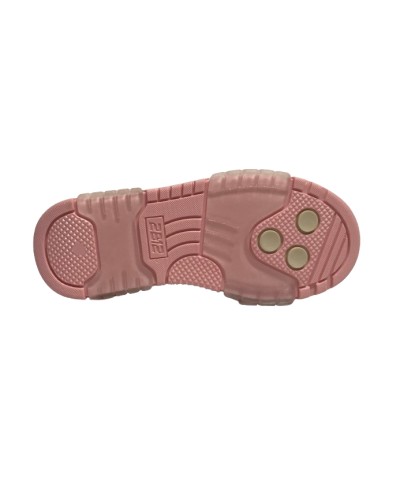Scarpe bambino 2B12 sneaker con strap MINI.HYPER-MHV04 in pelle silver/ bianco ZS24QB06
