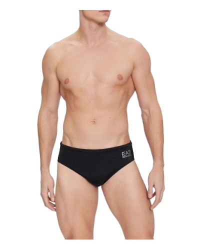 EA7 Emporio Armani sea world core brief swimming slip black/ silver ES24EA04 901000 CC703