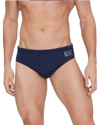 Costume slip EA7 Emporio Armani sea world core brief swimming slip navy blue/ silver ES24EA08 901000 CC703