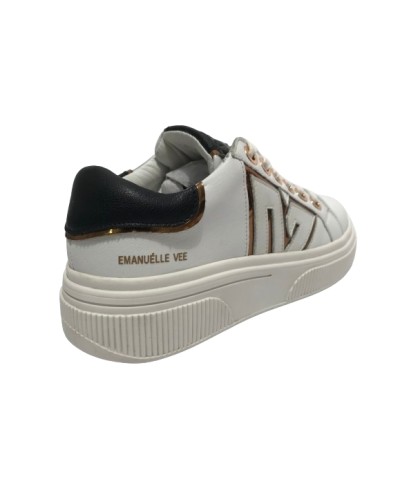 Scarpe donna sneaker Emanuélle Vee July white/ black DS24EV02 441P-103-19-P003CB