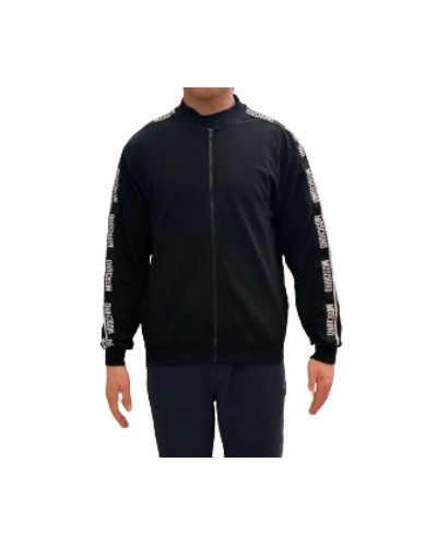 Felpa uomo Moschino con zip nero ES24MO19 V1A1706 4422 0555