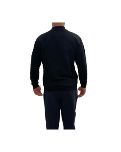 Felpa uomo Moschino con zip nero ES24MO19 V1A1706 4422 0555