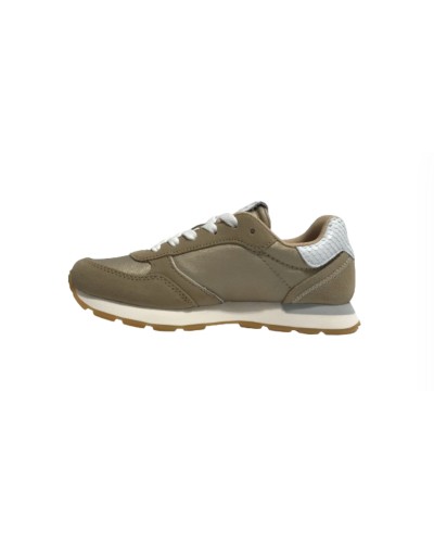 Scarpe Sun68 sneaker Girl's Ally bright teen suede/ nylon oro ZS24SU06 Z34408T