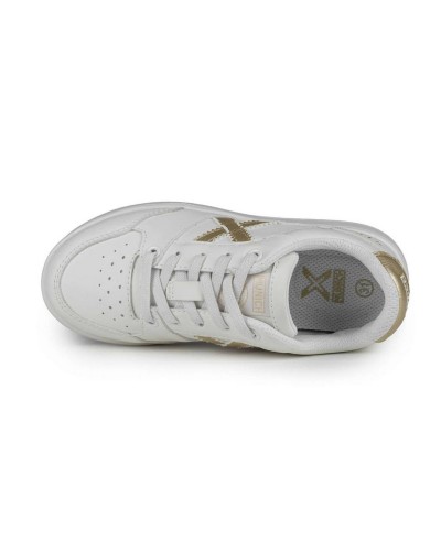Scarpe Munich sneaker Legit Kid 02 bianco/ oro ZS24MU02 8022002