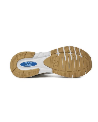 Sneaker running EA7 Emporio Armani training white/ gold unisex US24EA19 X8X095 XK240 R579