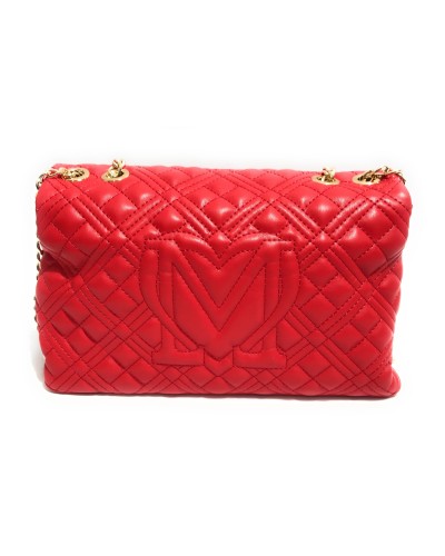Borsa donna Love Moschino a spalla/ tracolla PU trapuntato rosso BS24MO160 JC4230PP0ILA0500
