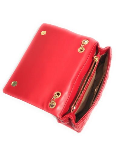 Borsa donna Love Moschino a spalla/ tracolla PU trapuntato rosso BS24MO160 JC4230PP0ILA0500