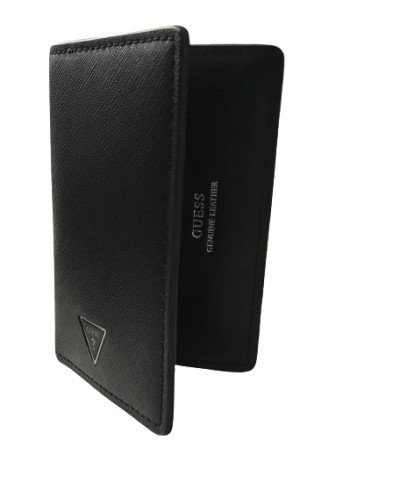 Portafoglio Guess Mito flat card holder in pelle nero GS24GU07 SMMTSALEA56-BLA