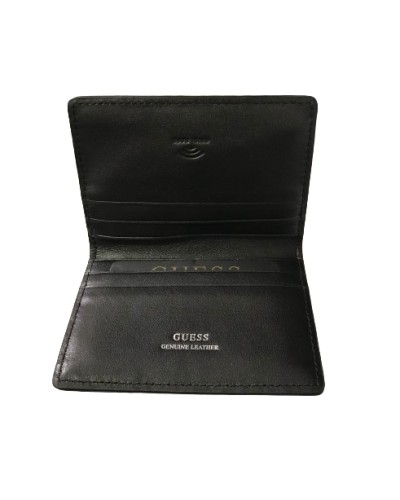 Portafoglio Guess Mito flat card holder in pelle nero GS24GU07 SMMTSALEA56-BLA