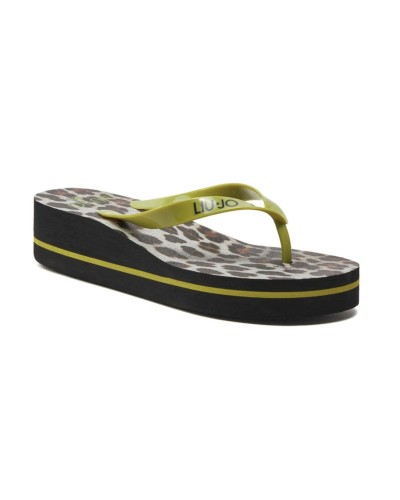 Infradito Liu-Jo Ciabattina Alta Beach animalier maculato DS24LJ38 VA4185 E0396 N9163