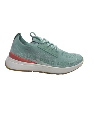 Scarpe  US Polo sneaker Felw 001 in suede verde acqua DS24UP07