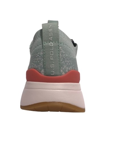 Scarpe  US Polo sneaker Felw 001 in suede verde acqua DS24UP07