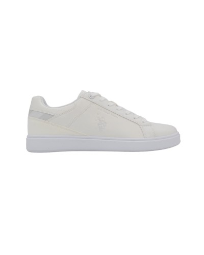Scarpe U.S. Polo sneaker ROKKO001E in ecopelle white uomo US24UP18