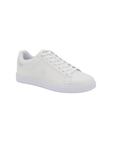 Scarpe U.S. Polo sneaker ROKKO001E in ecopelle white uomo US24UP18