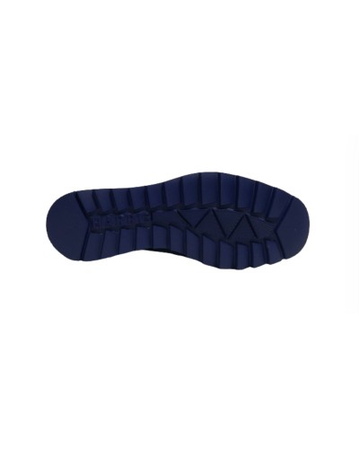 Scarpe uomo Harris sneaker pelle pregiata blu elettrico U17HA207 2817