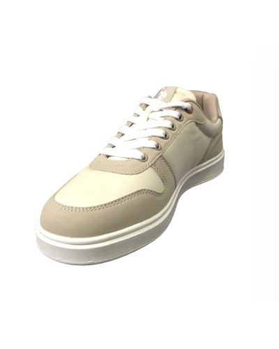 Scarpe U.S. Polo sneaker ROKKO003D in ecopelle/ tessuto beige uomo US24UP20