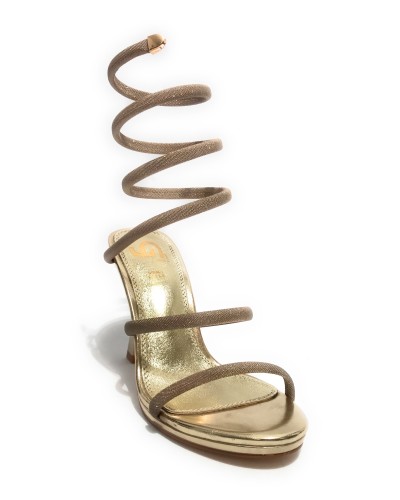 Scarpe donna Gold&gold sandalo con tacco tc 8 gold DS24GG27 GP602