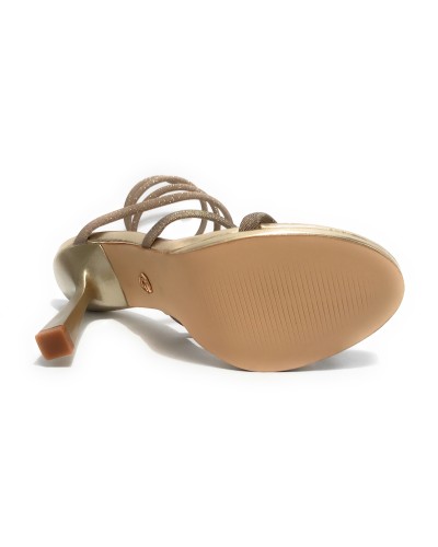 Scarpe donna Gold&gold sandalo con tacco tc 8 gold DS24GG27 GP602