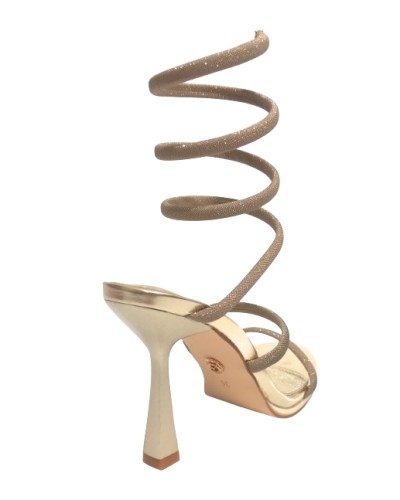 Scarpe donna Gold&gold sandalo con tacco tc 8 gold DS24GG27 GP602